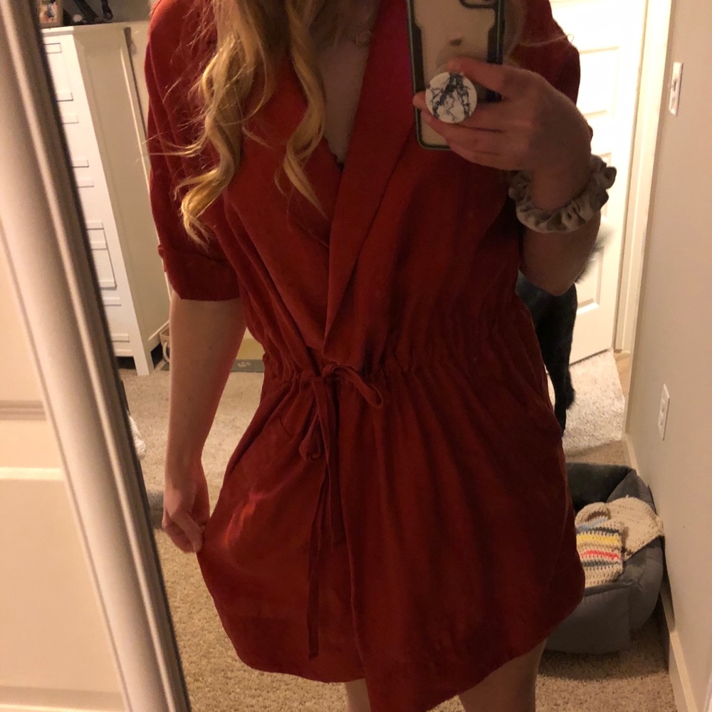 MARC JACOBS Brand Wrap Tie Dress
